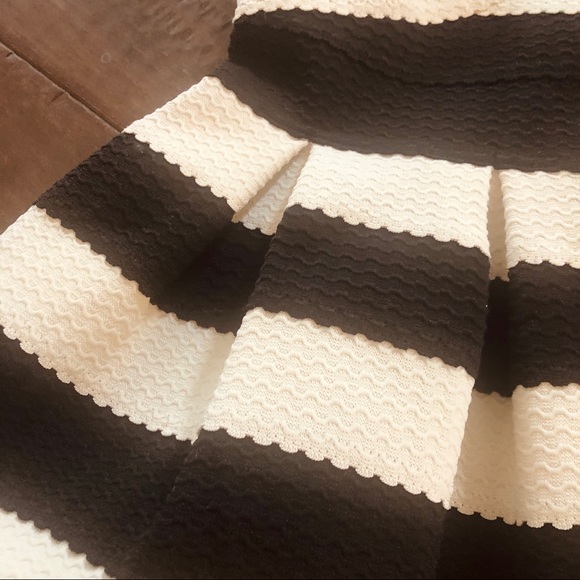 Strapless bandage dress black and cream - Picture 7 of 9